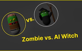Image Zombie vs. AI Witch